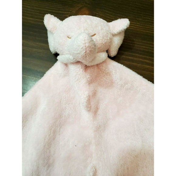 Angel Dear Lovey Elephant Pink Security Blanket Plush 12" Soothing Soft Baby Toy - Picture 1 of 7